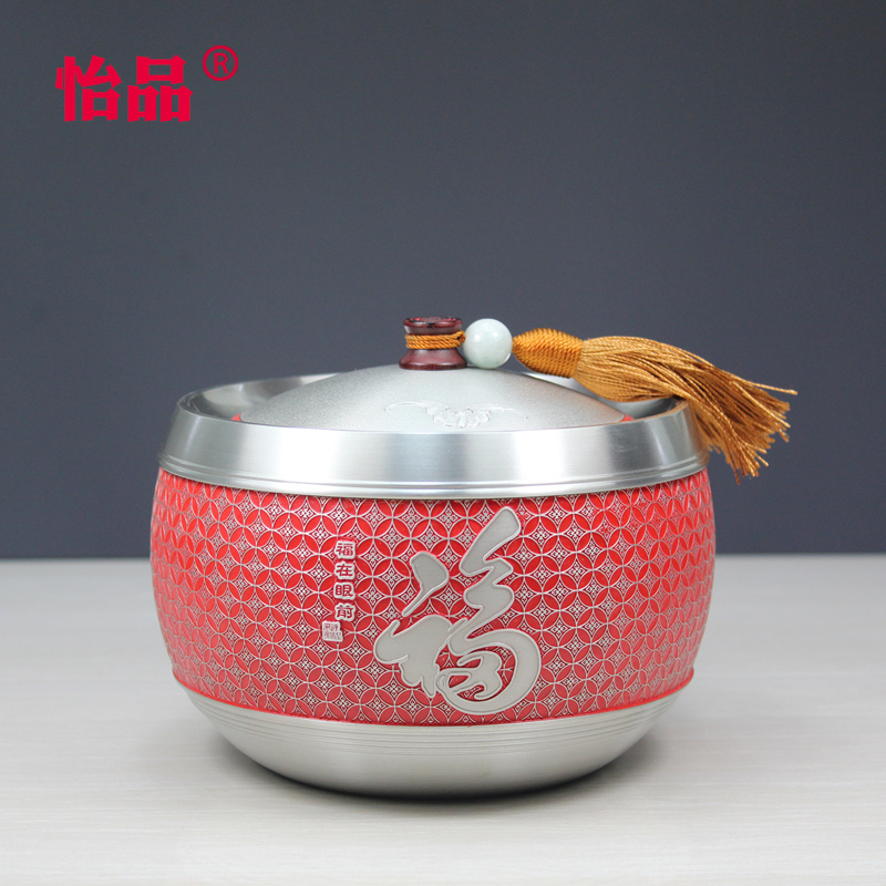 茶叶罐大号怡品纯锡密封罐锡茶叶罐复古储茶罐工艺品茶盒锡罐金属在类目 餐饮具, 茶具, 茶叶罐中 - 来自Buy2taobao.com提供专业的淘宝代购服务