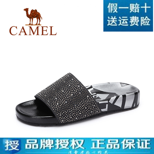 gucci包在香港韓國美國 美國 Camel駱駝 正品2020新款女鞋 新品韓版時尚百搭水鉆涼拖鞋 gucci在香港