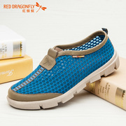 Red Dragonfly genuine authentic 2015 summer styles mesh shoes fashion casual mesh breathable foot men's shoes