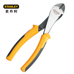 STANLEY/史丹利 双色塑柄斜嘴钳  6寸 7寸 斜口钳 水口钳 剪钳