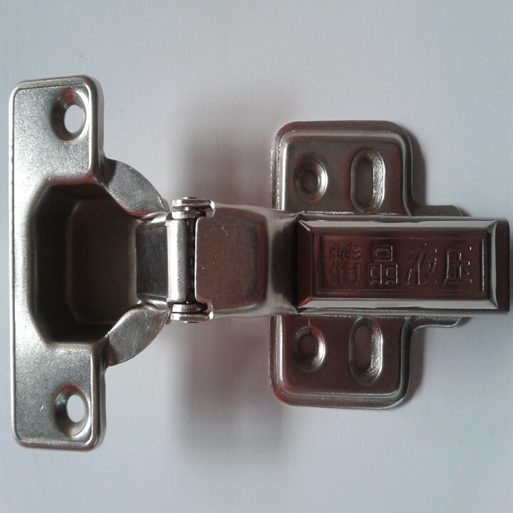 慢羊羊不锈钢橱柜抽屉液压缓冲铰链合页中弯 4.5元/只