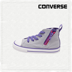 Converse/匡威 侧拉链高帮帆布鞋幼童鞋 男女童