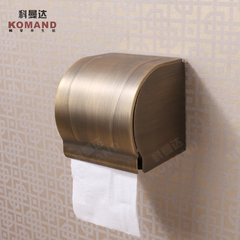 科曼达 卷纸架纸巾架仿古全铜古典下抽卫浴卫生间浴室 欧式中式
