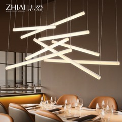 简约创意设计LED客厅艺术吊灯现代个性卧室书房样板房餐厅大气灯
