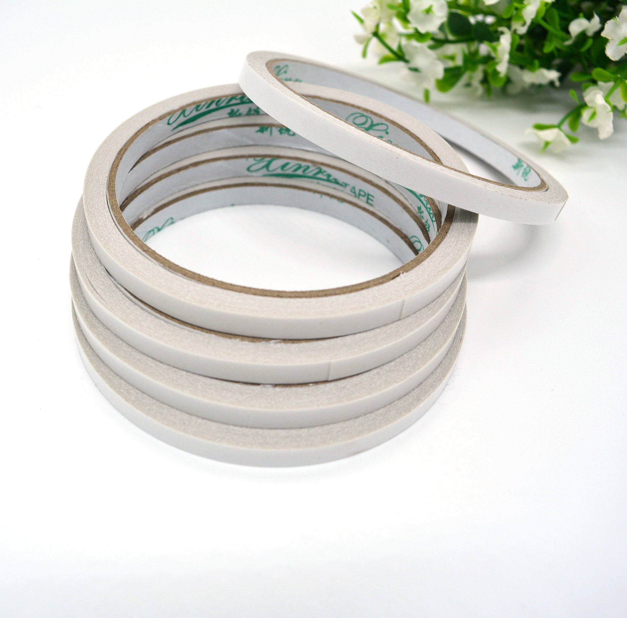 6厘米宽度 窄型双面胶带 办公家用 双面胶带贴 细胶带纸