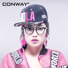 Conway复古眼镜框男潮可配近视韩版超轻无镜片眼镜架女光学配镜