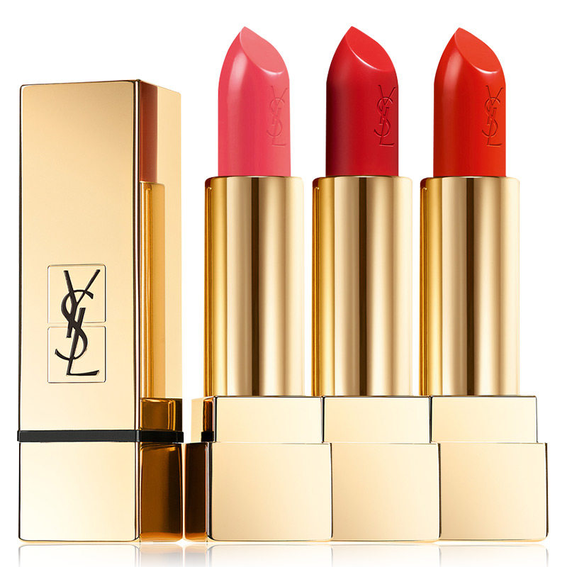 ysl圣罗兰方管唇膏3.8g迷魅纯漾亮采方管口红星星色52/5玫瑰豆沙