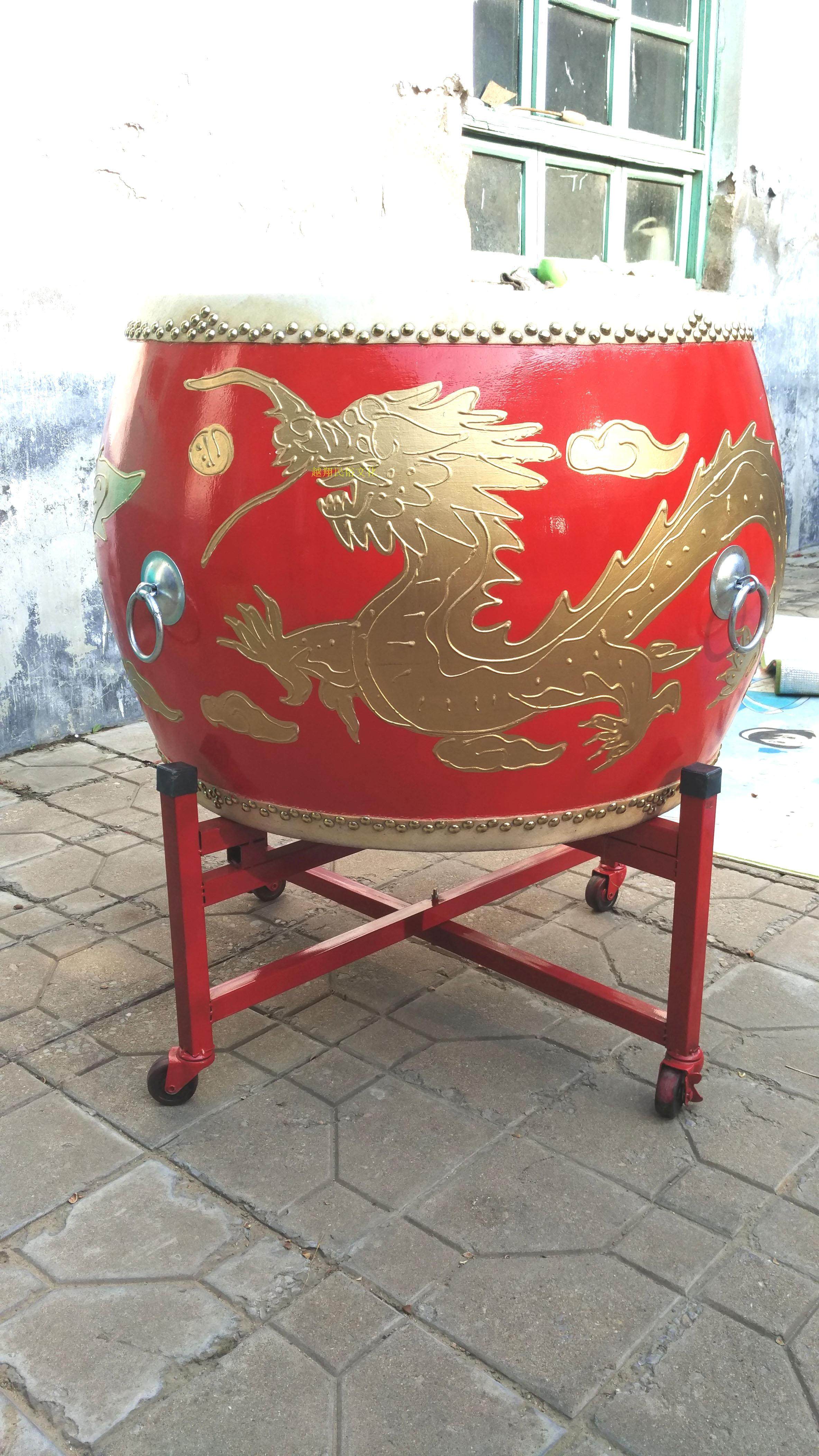 舞龙鼓牛皮鼓舞龙舞狮用鼓含堂鼓架子质保一年打破包换大鼓