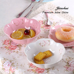 ZAKKA 日式和风樱花浮雕陶瓷碗 水果碗 沙拉碗 饭碗 下午茶果盘