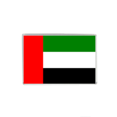 阿联酋国旗优质亚克力磁性冰箱贴磁贴纪念品跨国风格关注折上折