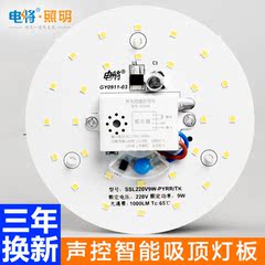 电将 智能led声控灯板led改造灯板 过道楼梯间声控灯 过道led改装