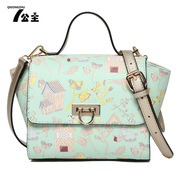 Princess vintage printed wings Batgirl for 2015 and autumn simplicity handbag Korean shoulder Messenger bag