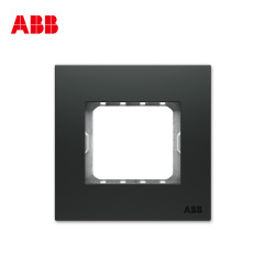 【ABB开关】欧悦系列 i-家 /丝绸黑/一位/大翘板边框 Z5411-B