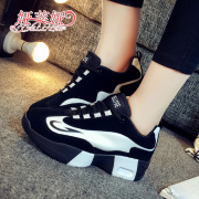 Yalaiya spring of 2016 new Korean fashion contrast color stitching sneakers women casual platform shoes running shoes wave