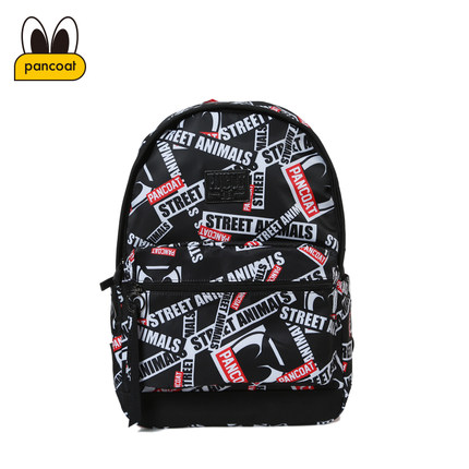 pancoat 街头风满印双肩背包潮 ppabp161826u