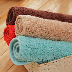 翼麦地垫门垫 长绒吸水耐脏纯棉地垫 厨房卫生间防滑垫