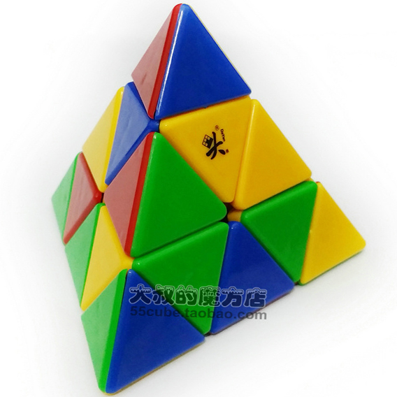 大雁金字塔魔方 异型三阶金字塔魔方儿童益智玩具专业比赛魔方