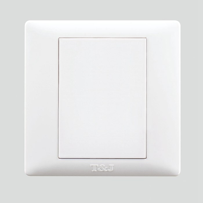 白色_天基悦庭系列86型一位空白面板盲板填空盖板面板 白色 ha101优惠