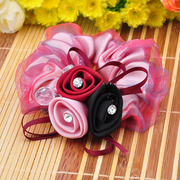 Ya-na Korean silk fabric yarn rope ring hairpin hair accessories flower head band hair band