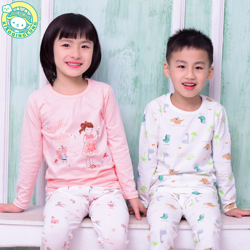 大男童内衣套装纯棉男