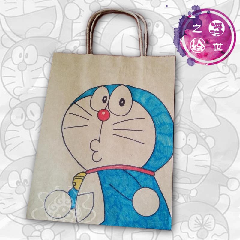 特价哆啦a梦礼物袋 纸袋 包邮