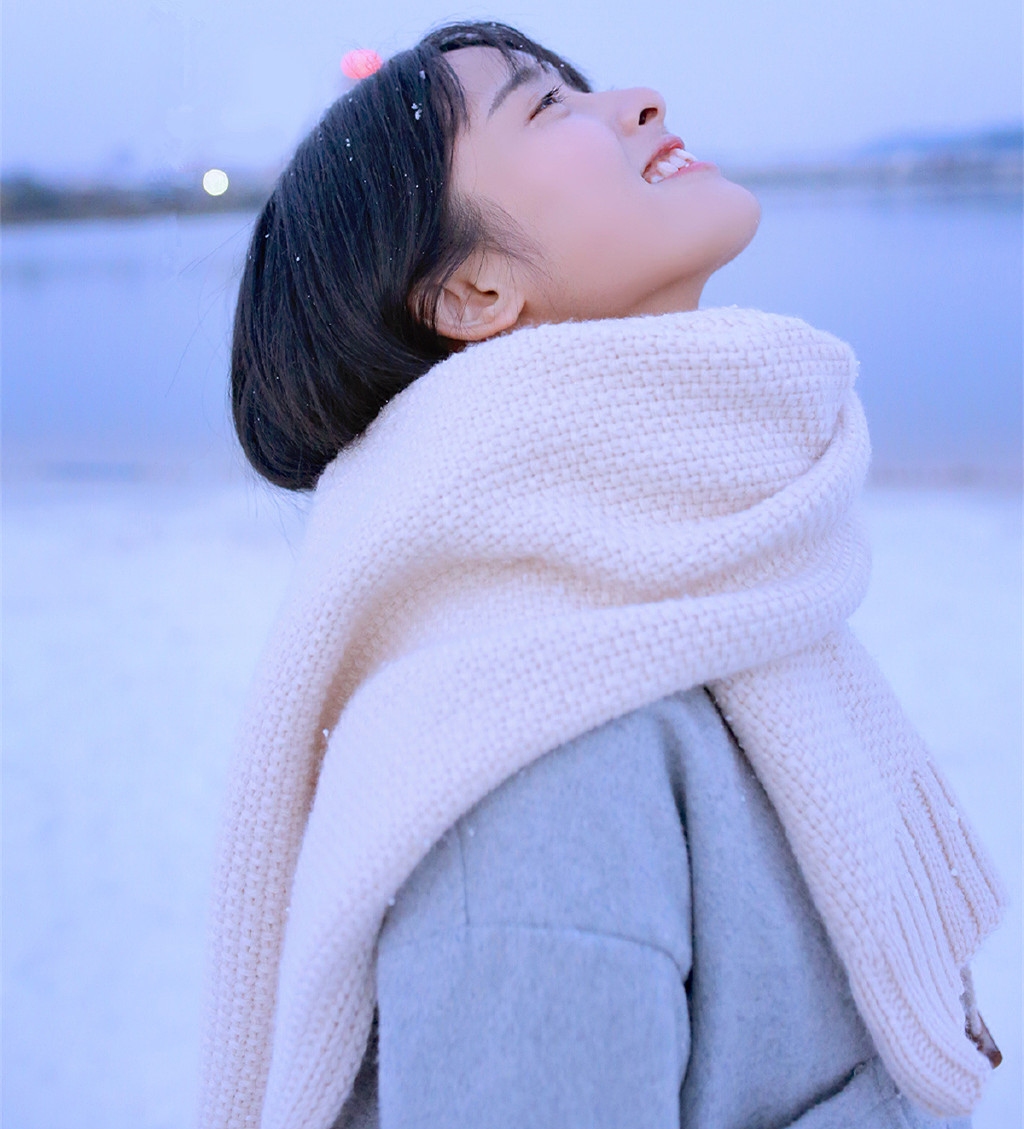 致我们单纯的小美好陈小希沈月同款韩版潮百搭加厚保暖围脖围巾