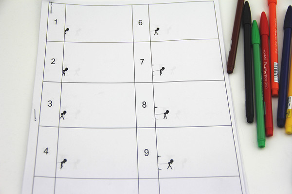 手翻书模板i like you 翻页动画模板 情人节 礼物 手绘本素材 diy