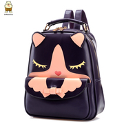 Amoy 2015 new fashion shoulder bags School of Japan and South Korea cartoon cute backpack wind students women bags