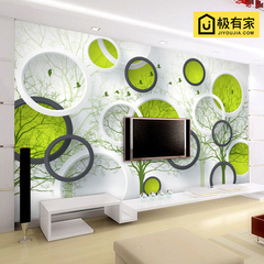 3d立体视觉电视背景墙纸 客厅卧室背景墙布简约无缝壁纸壁画防水