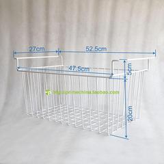 派雅 冰柜吊篮冰箱五金挂篮金属篮框专业定做冰柜篮 52.5X27X25CM