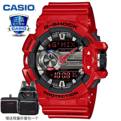 正品卡西欧G SHOCK 蓝牙智能g-shock 石英电子男运动手表GBA-400