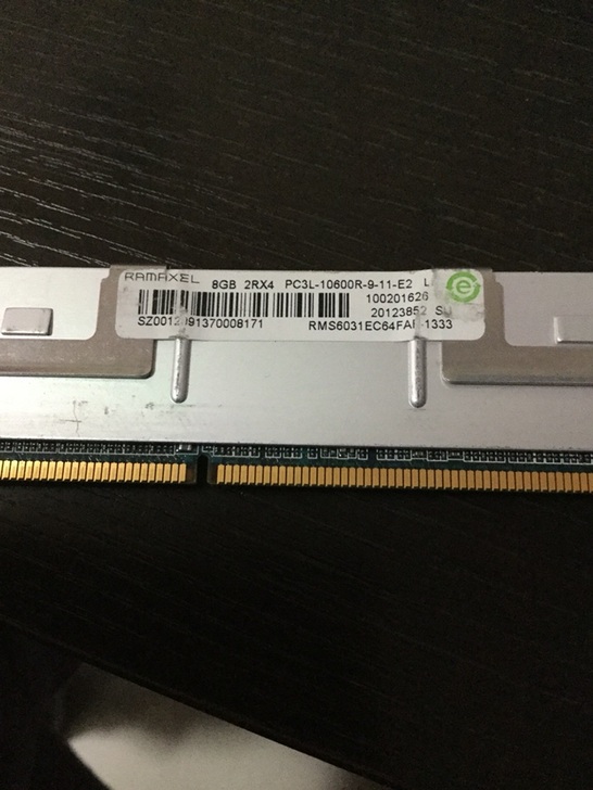 华为服务器内存ramaxel8gb2RX4PC3L-10600R-9-11-E2