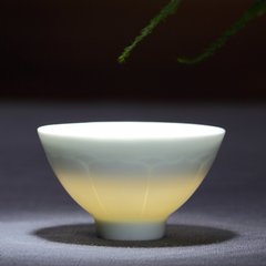 饮致 景德镇影青 青瓷茶杯 品杯 陶瓷 品茗杯 普洱茶杯60ML