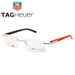 法国TAG泰格豪雅超轻纯钛运动 新男款无框商务近视眼镜架框TH8110