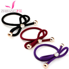 River rope durable rubber band ligation of 3 sets of Korean butterflies hair hair band hair hair hair accessories