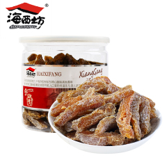 海西坊新品 盐津话梅条 蜜饯果脯果干开胃特产休闲零食食品230g罐