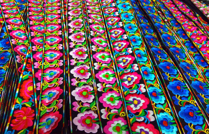 湘西苗族手工绣花腰带民族风中宽腰带百搭个性腰带女腰饰配饰多色