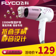 Flyco/飞科FH6358家用电吹风 1500W冷热柔风两档吹风机