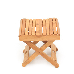 儿童折叠凳便携式小方凳子椅子户外纳凉钓鱼凳实木凳楠竹马扎包邮