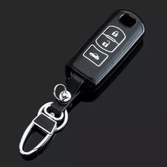 马自达智能3键钥匙包烤漆钥匙壳CX-5昂科赛拉夜光真皮钥匙套扣