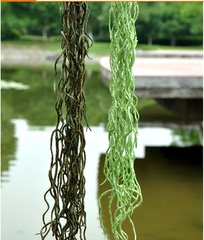 仿真龙须根植物 仿真叶 仿真花 仿真植物 仿真植物墙 工程 多肉植