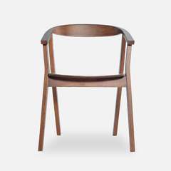 实木餐椅家用带扶手组装餐厅书房椅 简约现代设计师休闲咖啡椅子