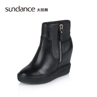 gucci太陽鏡禮物 sundance 太陽舞冬季新款 牛皮內增高女靴短靴冬靴S5580820 gucci太陽鏡價格