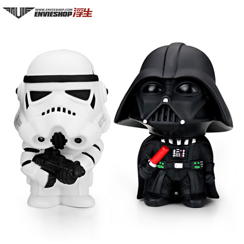 星球大战 star wars q版黑武士白兵持枪手办模型汽车车载摆件公仔_不