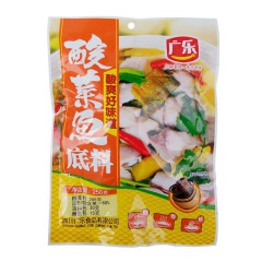 四川特产泡菜 广乐食品 250克酸菜鱼底料 鱼酸菜鱼佐料全料三包料