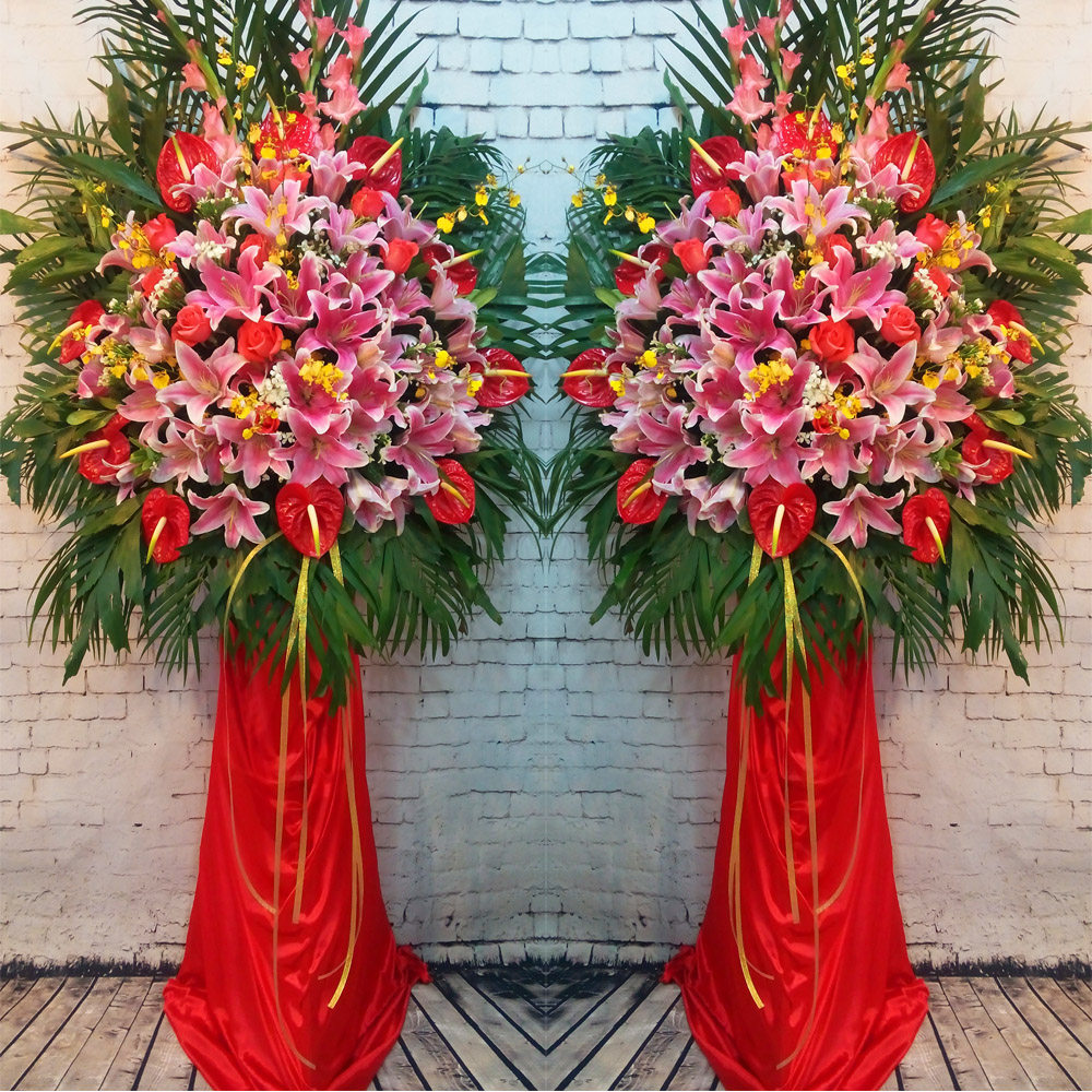 上海花篮开业鲜花开业花篮同城速递鲜花蓝开业开业花篮上海