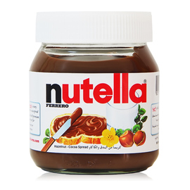 进口零食食品费列罗nutella能多益巧克力酱350g新货烘培原料