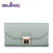 Exull q2015 macarons color buckle long bi-fold wallet new autumn fashion bag 15335208