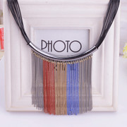 Package mail Joker fashion good jewelry sweaters a chain long multi-Korea simple tassel necklace accessories women