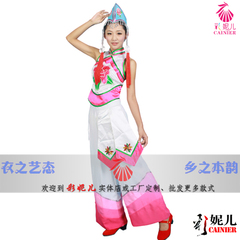 |彩妮儿|精品彝族无袖裤装|舞蹈服装演出服|民族服装女装|600302